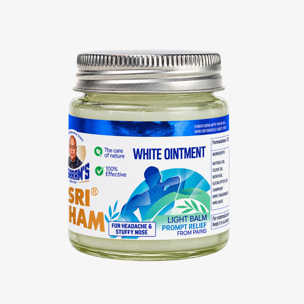 Kesri Marham White Ointment - Gentle Ayurvedic Balm for Pain & Body Comfort