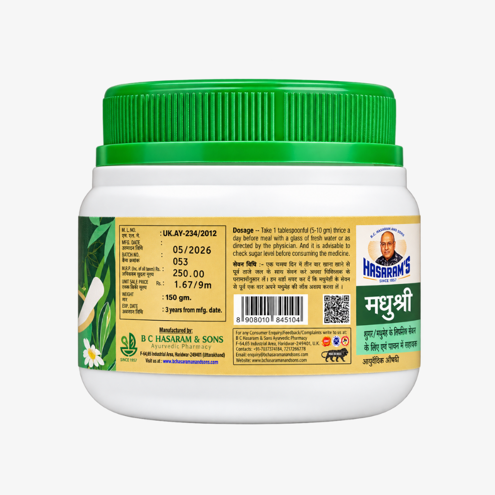 Madhushani - Ayurvedic Support for Healthy Blood Sugar Levels