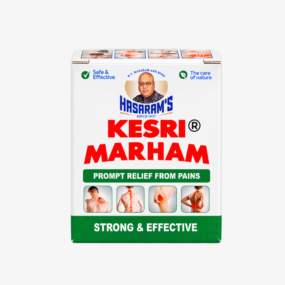 Kesri Marham - Relief from backache, pain in the knees, joints, shoulders
