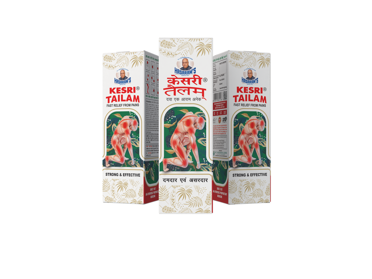 Kesri Tailam - Magnificent tailam for headache, body pain, neck