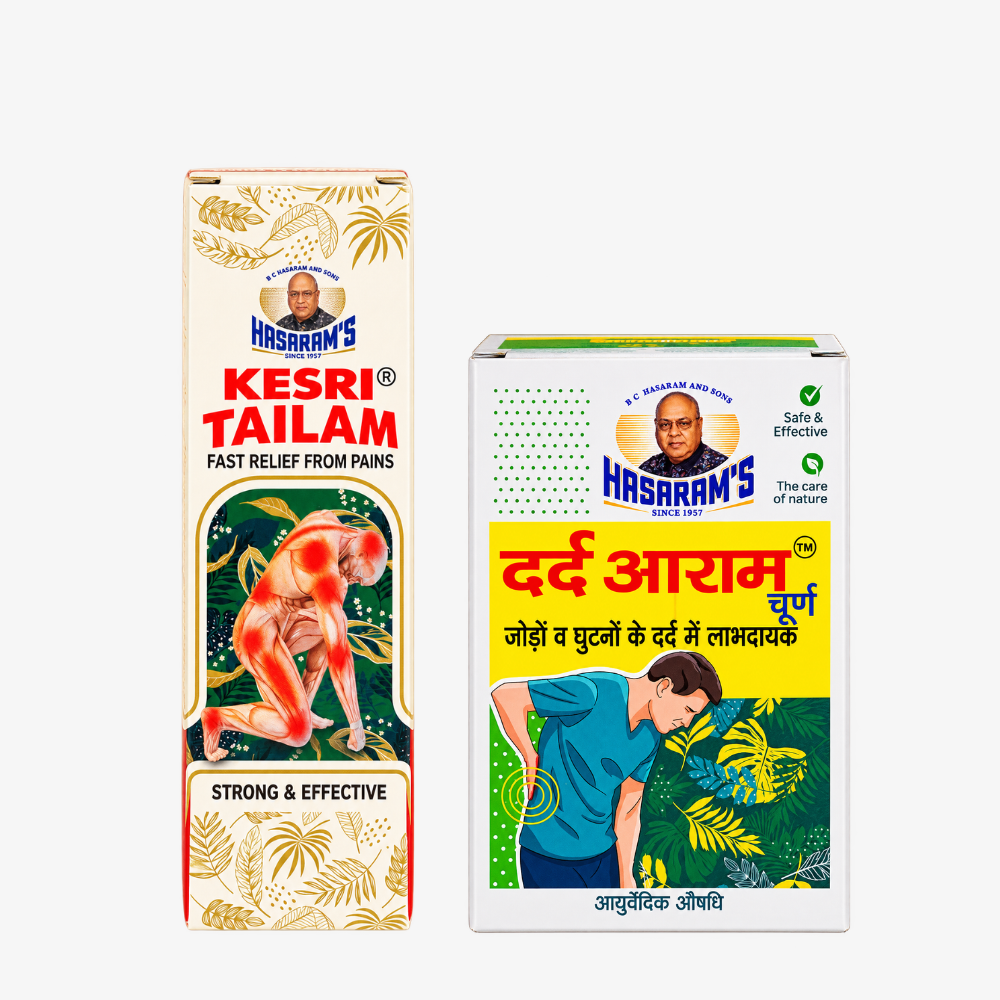 Pain Relief Package (Kesri Tailam + Dard Aaram)